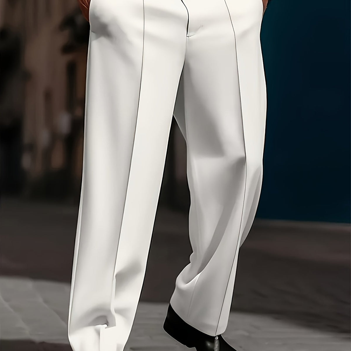Damon Ellis Straight-Leg Trousers - White - view 1