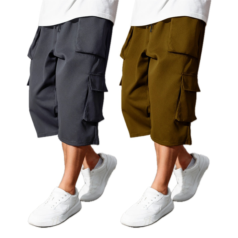 Damon Wells Cargo Capris - Grey - view 2
