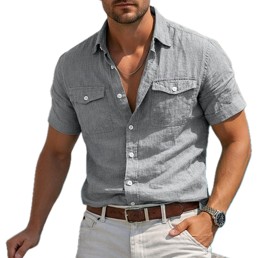 Darius Cole Pocket Shirt - Grey - view 1