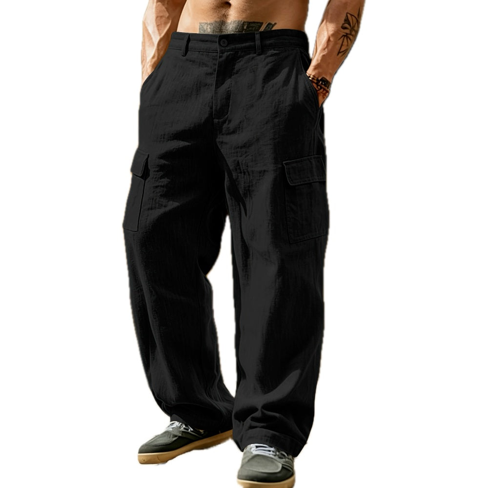 Darius Cole Wide-Leg Pants - Black - view 1