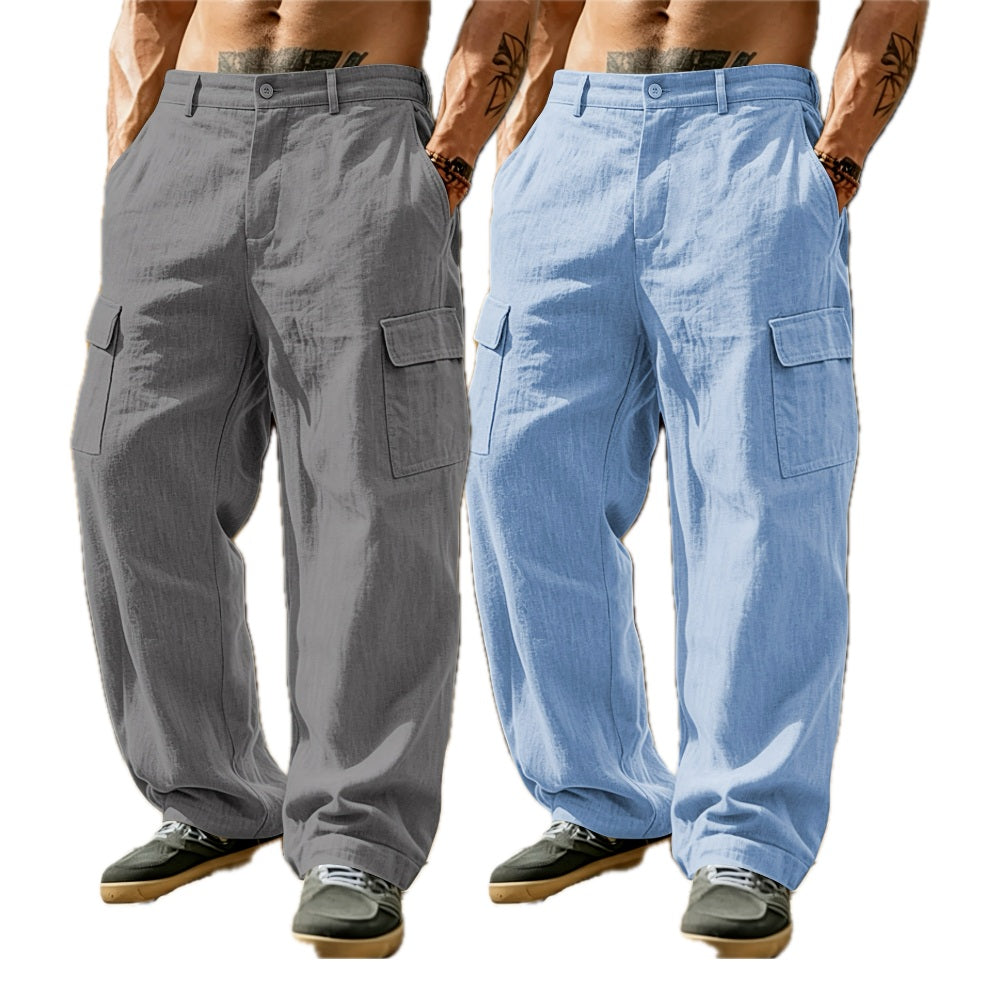 Darius Cole Wide-Leg Pants - Navy - view 2