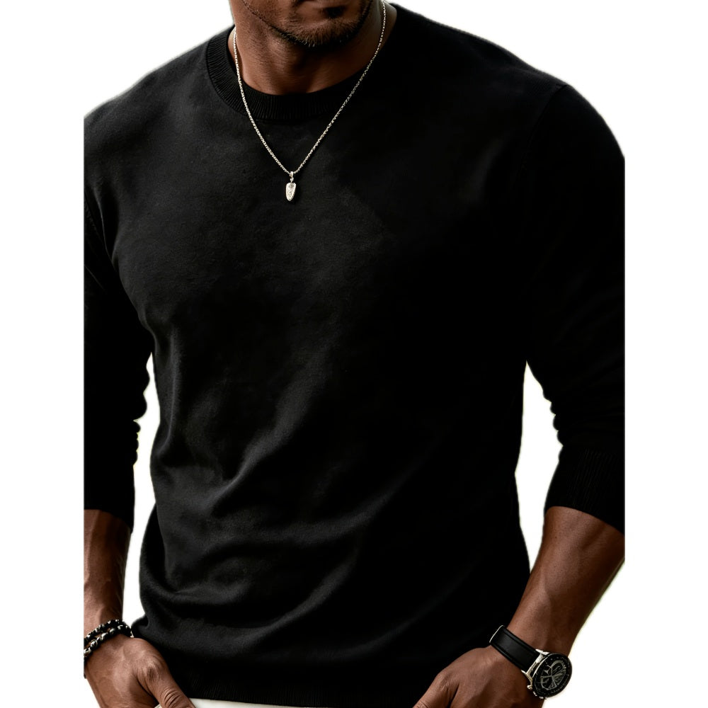 Darius Flynn Crew-Neck Sweater - Black - view 1