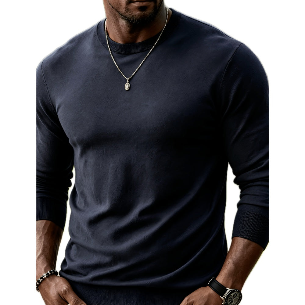 Darius Flynn Crew-Neck Sweater - Grey - view 1