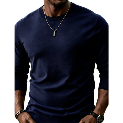 Darius Flynn Crew-Neck Sweater - Navy - view 1