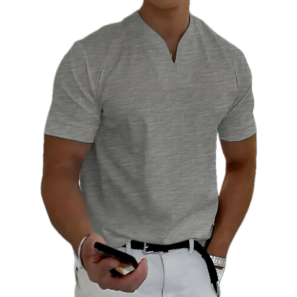 Dax Rowan V-Neck Tee - Grey 2 - view 1