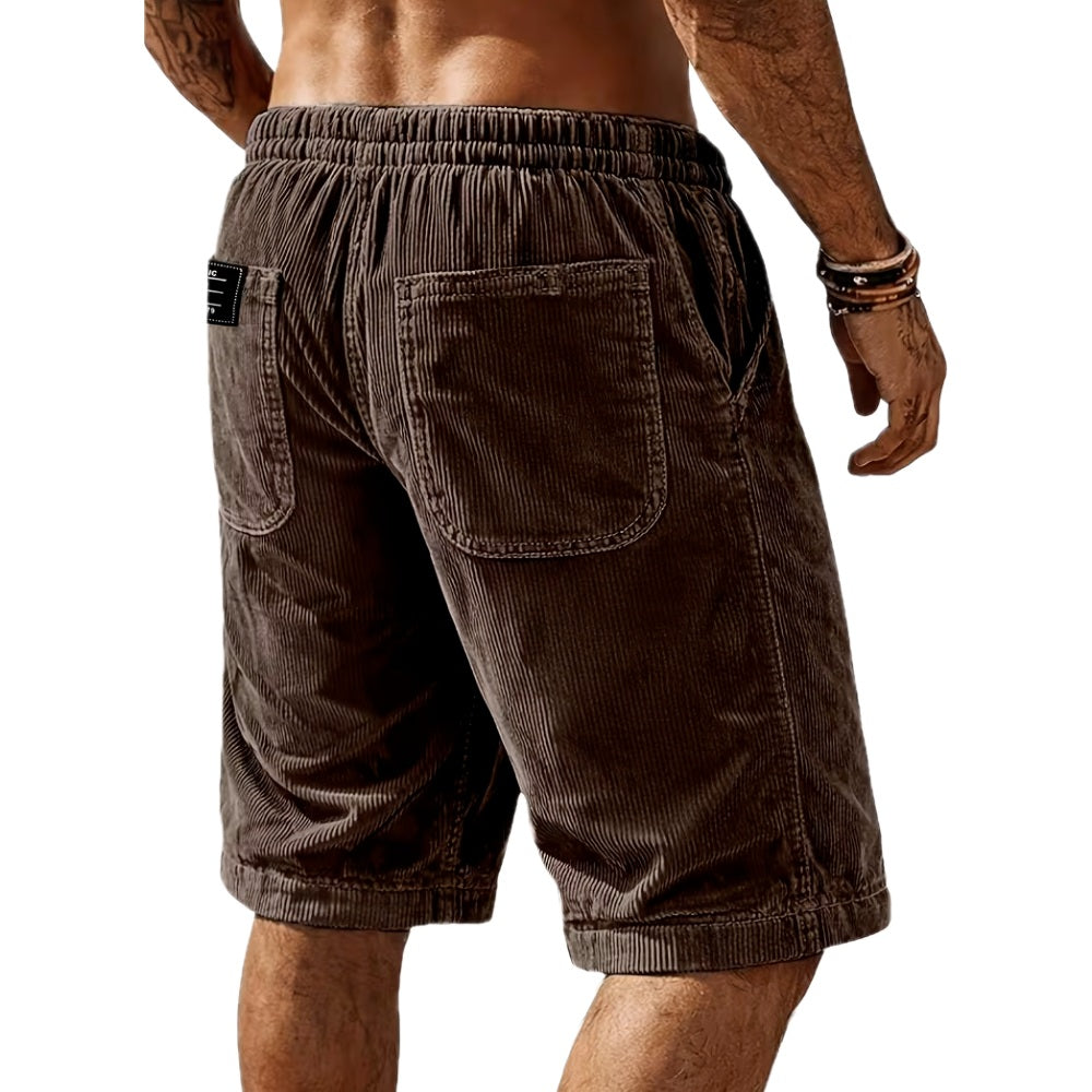 Declan Rhys Everett Shorts - Brown - view 1