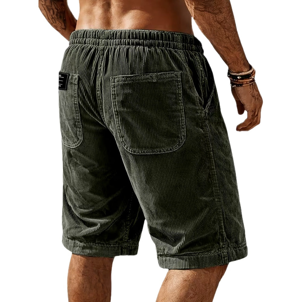 Declan Rhys Everett Shorts - Olive - view 1