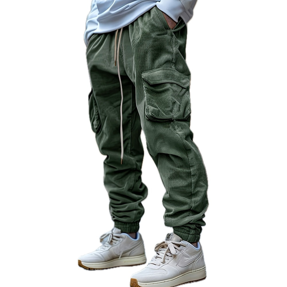 Denzel Arthur Cargo Pants - Green - view 1