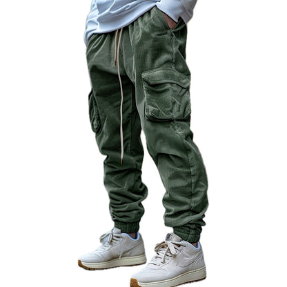 Denzel Arthur Cargo Pants - Green - view 1