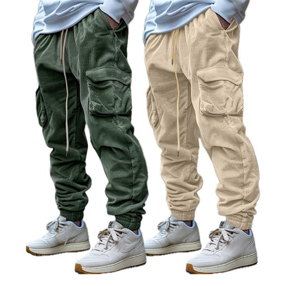 Denzel Arthur Cargo Pants - Green - view 2