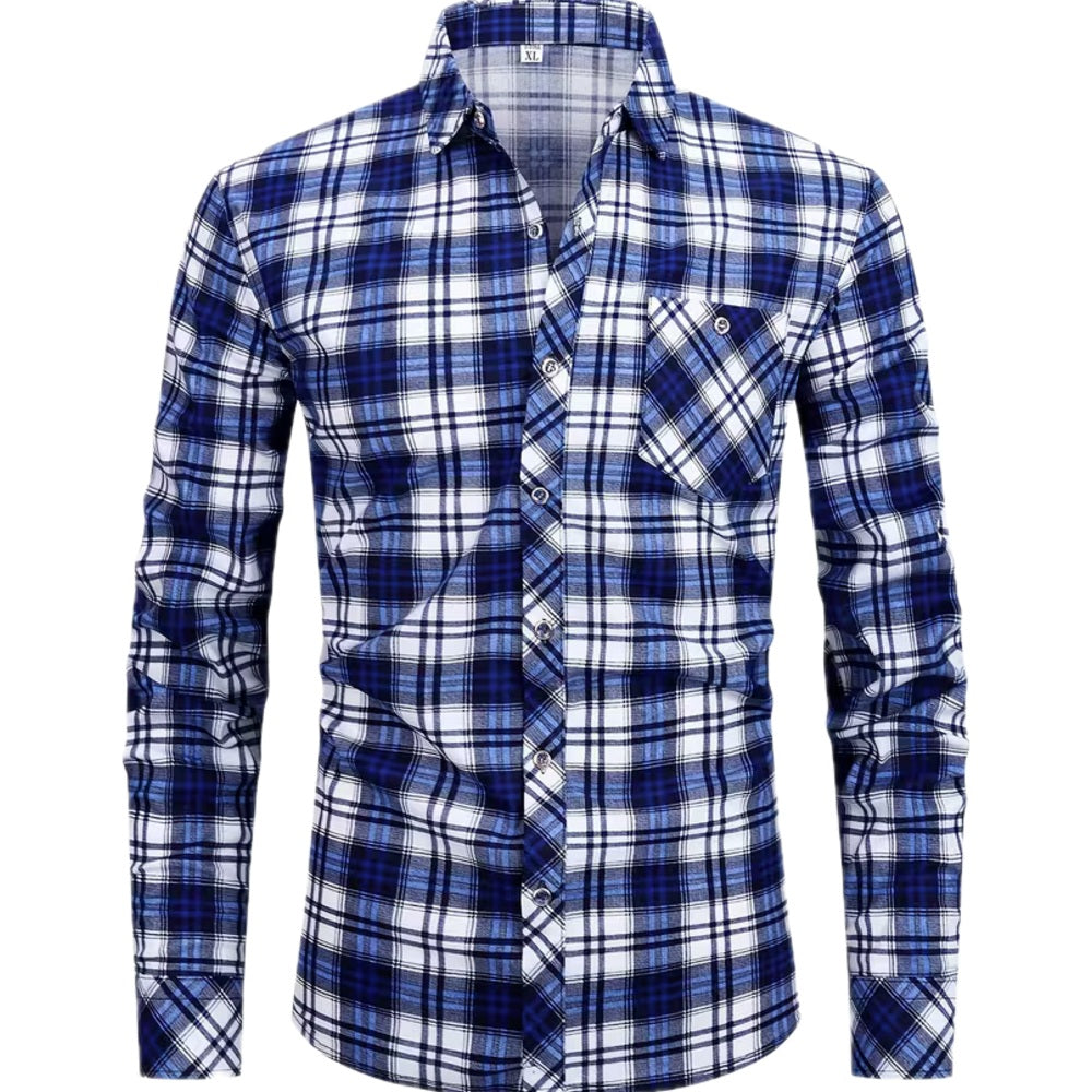Desmond Luca Reid Shirt - Blue - view 1