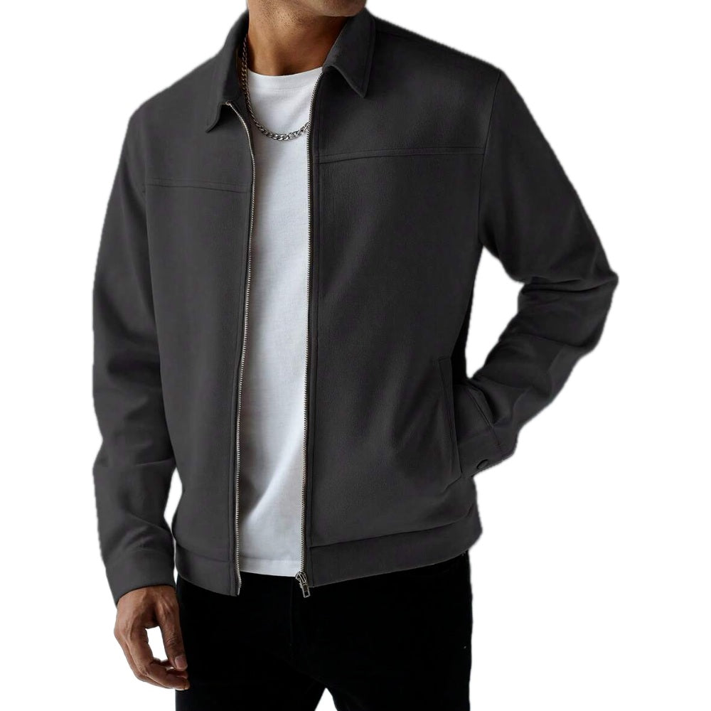 Dorian Hayes Cropped Jacket - Dark Grey - view 1