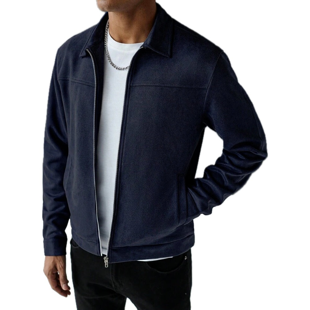 Dorian Hayes Cropped Jacket - Navy - view 1
