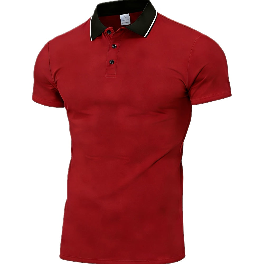 Dorian Miles Striped Shirt - Burgundy - view 1