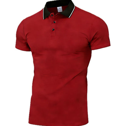 Dorian Miles Striped Shirt - Burgundy - view 1