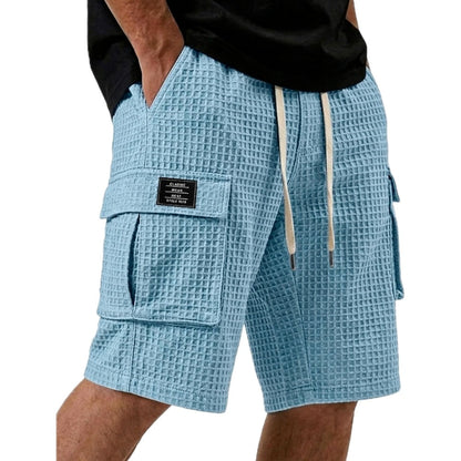 Dorian Pike Utility Shorts - Blue - view 1