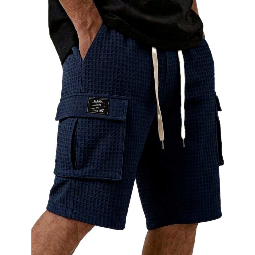 Dorian Pike Utility Shorts - Navy - view 1