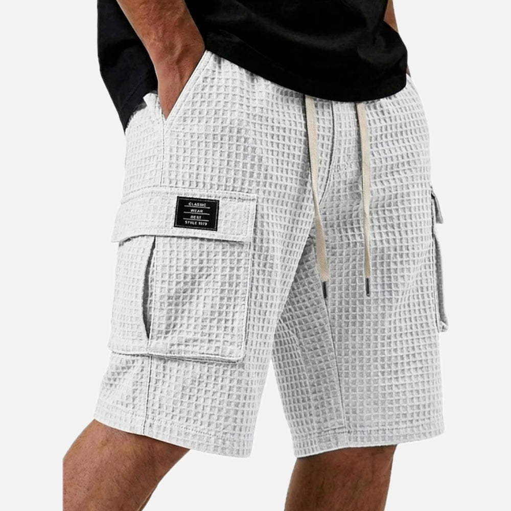 Dorian Pike Utility Shorts - White - view 1