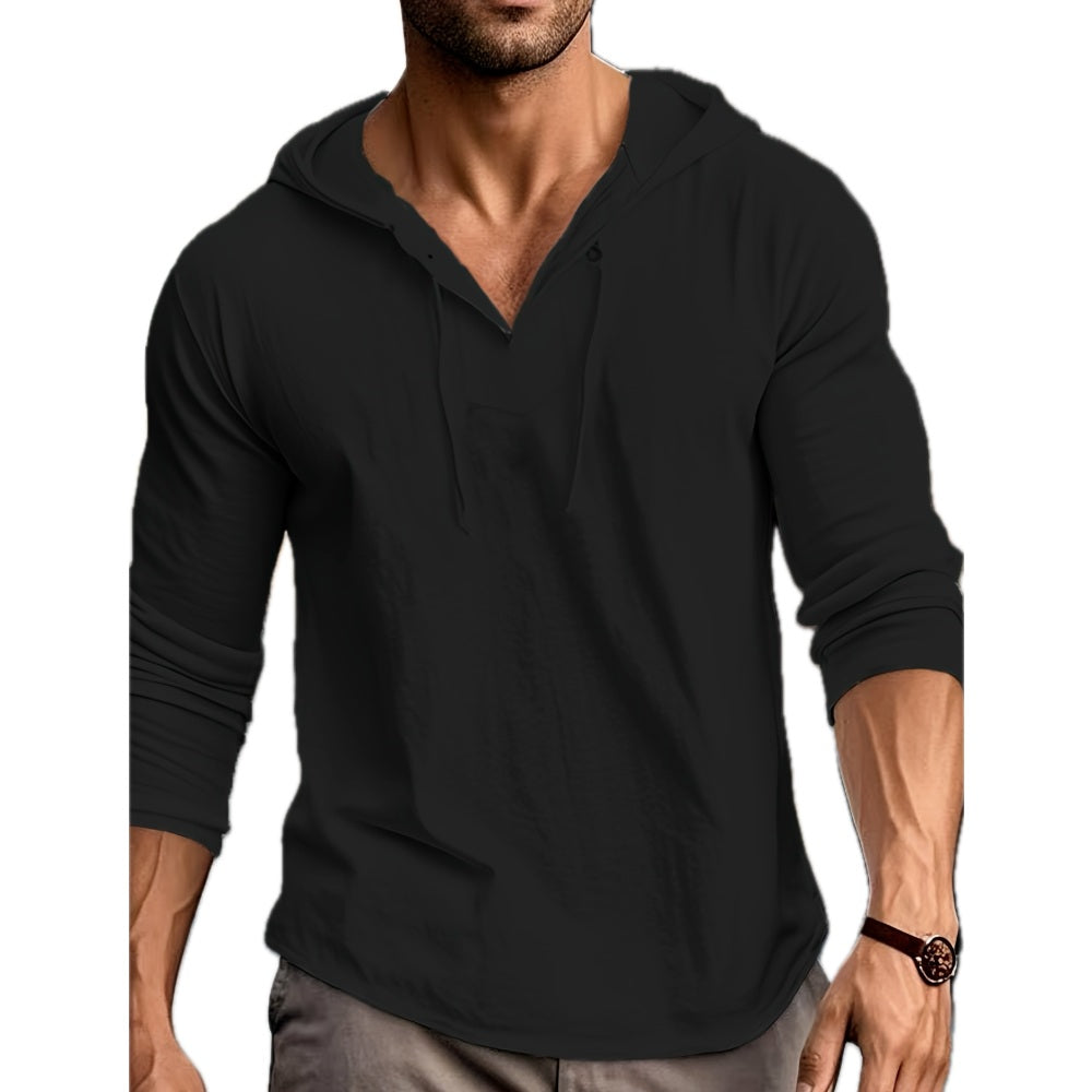 Dorian Vale Pullover Hoodie - Black - view 1