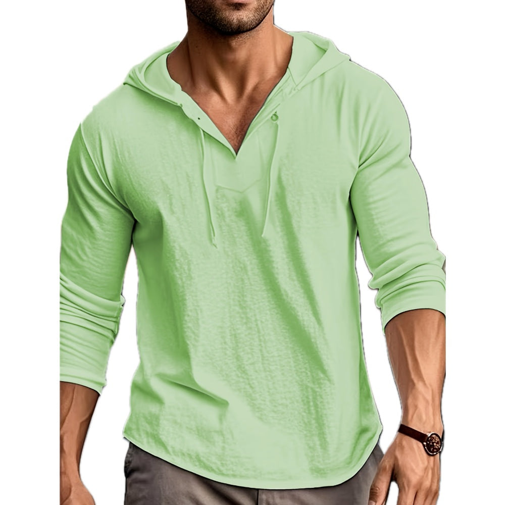 Dorian Vale Pullover Hoodie - Green - view 1