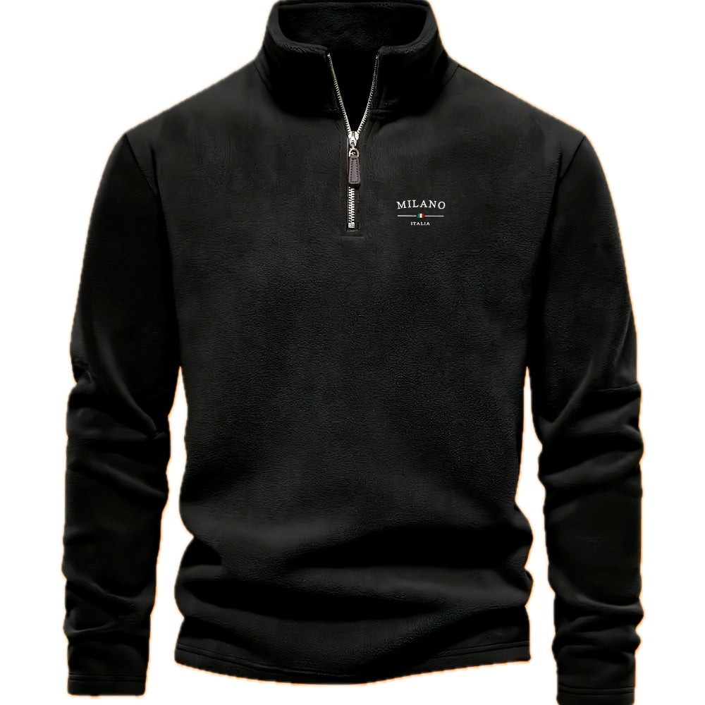Dorian Vale Quarter-Zip Jacket - Black - view 1