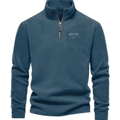 Dorian Vale Quarter-Zip Jacket - Blue - view 1
