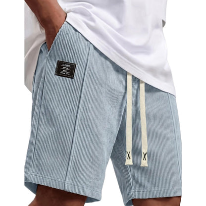 Dylan Mercer Lace-Up Shorts - Blue - view 1