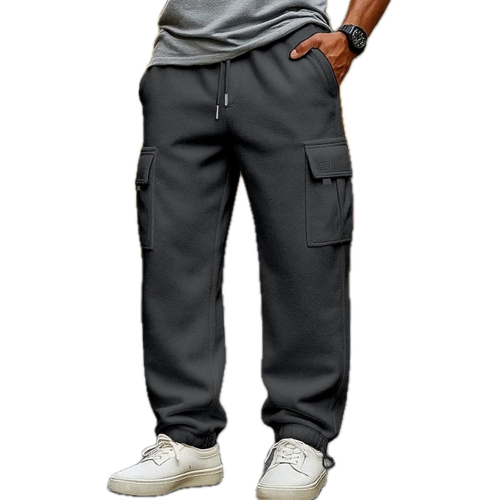 Elias Mercer Cargo Joggers - Dark Gray - view 1