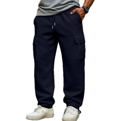 Elias Mercer Cargo Joggers - Navy - view 1