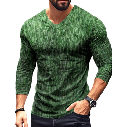 Elias Monroe V-Neck T-Shirt - Green - view 1