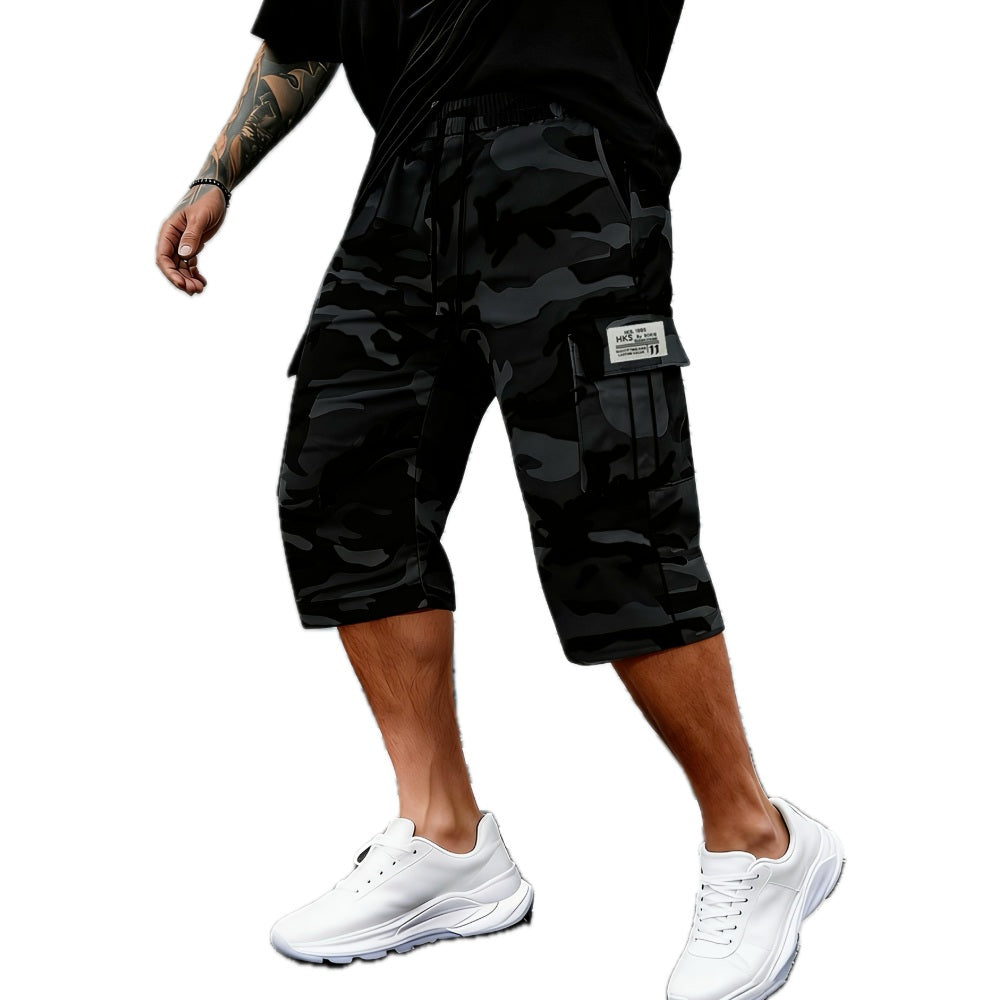 Elias Reed Camouflage Shorts - Black - view 1