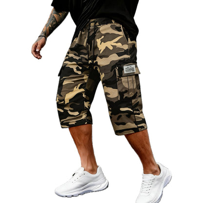 Elias Reed Camouflage Shorts - Khaki - view 1