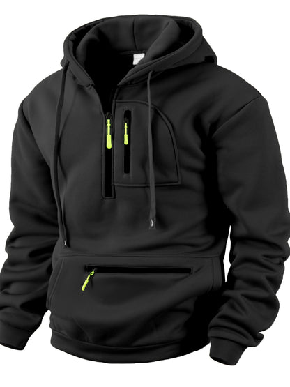 Elio Raymond Mark Hoodie - Black - view 1