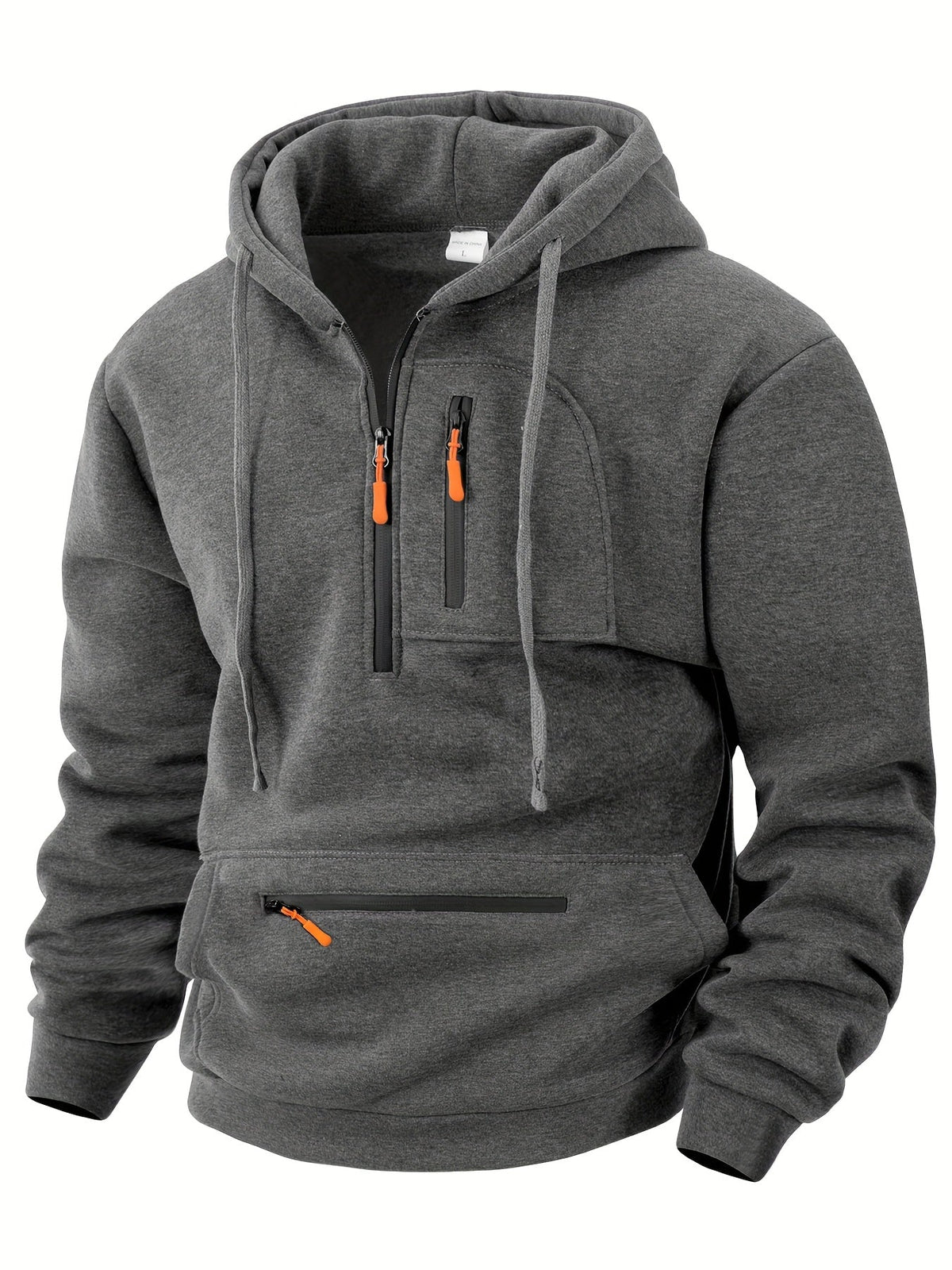 Elio Raymond Mark Hoodie - Grey - view 1