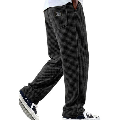 Elliot Vance Waffle Pants - Black - view 1