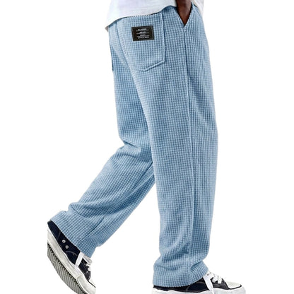 Elliot Vance Waffle Pants - Blue - view 1