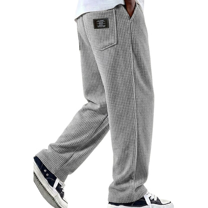 Elliot Vance Waffle Pants - Grey - view 1