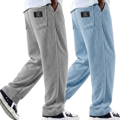 Elliot Vance Waffle Pants - Grey - view 2
