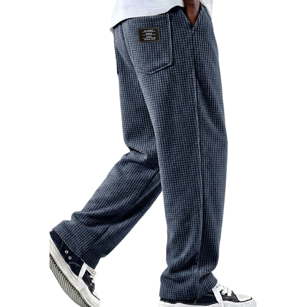 Elliot Vance Waffle Pants - Navy - view 1