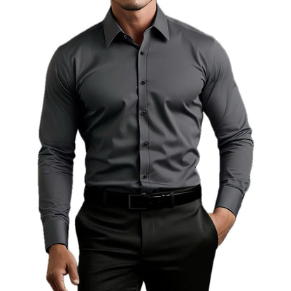 Elliot Wade Long-Sleeve Shirt - Dark Gray - view 1