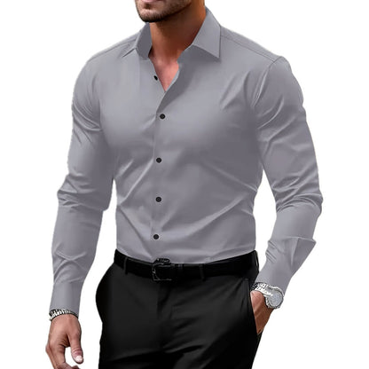 Elliot Wade Long-Sleeve Shirt - Grey - view 1