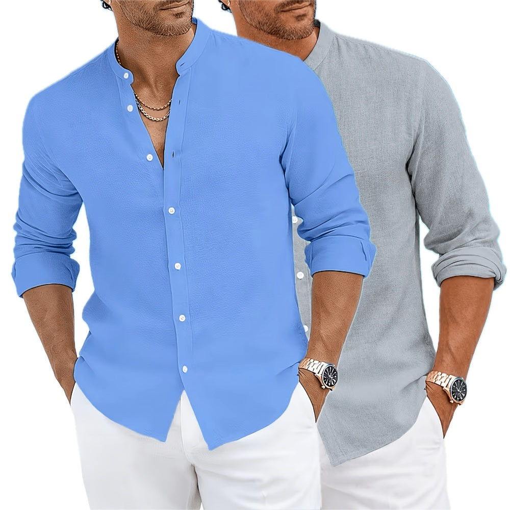 Emmett Lane Button-Up Shirt - Blue - view 2