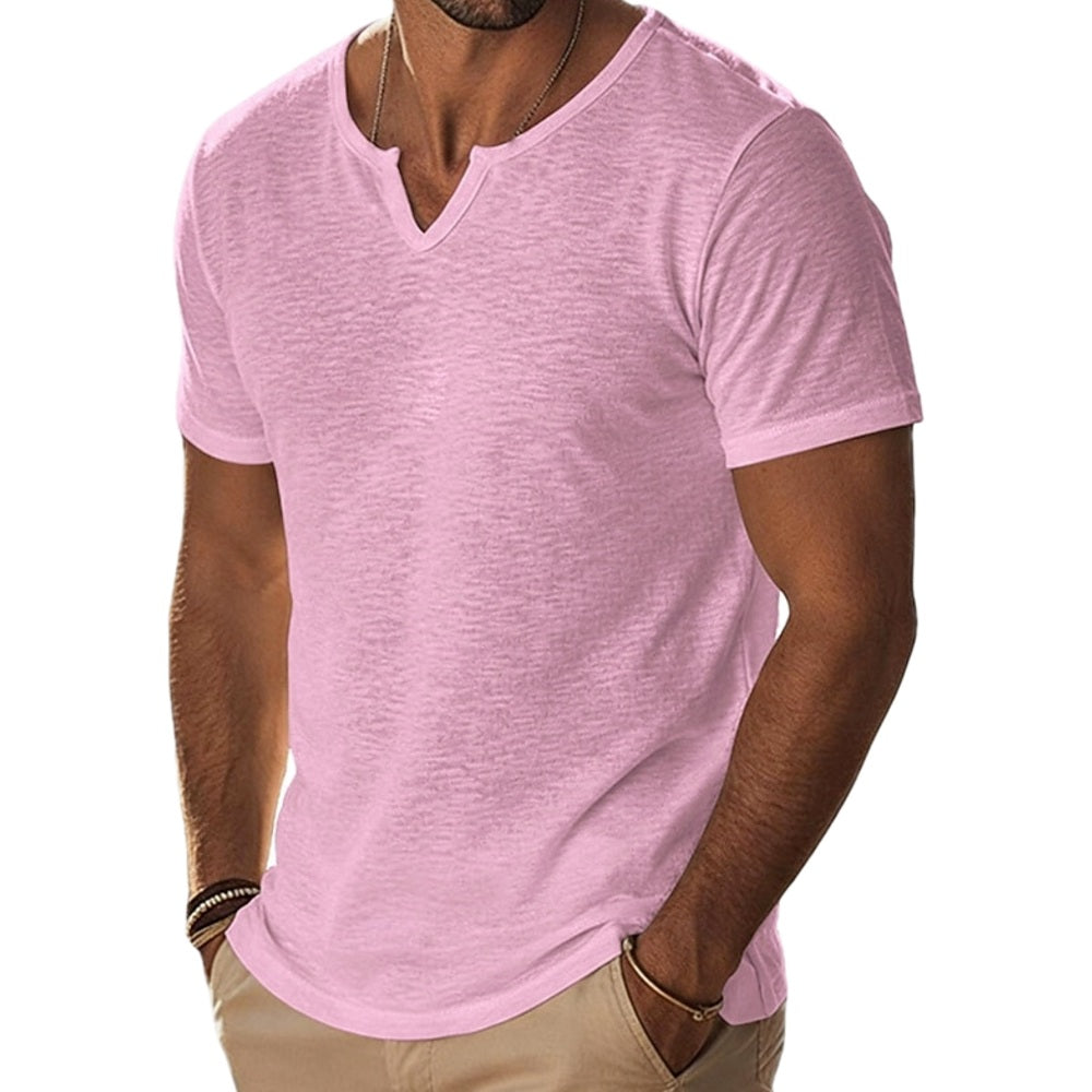 Emmett Vale V-Neck Tee - Purple - view 1