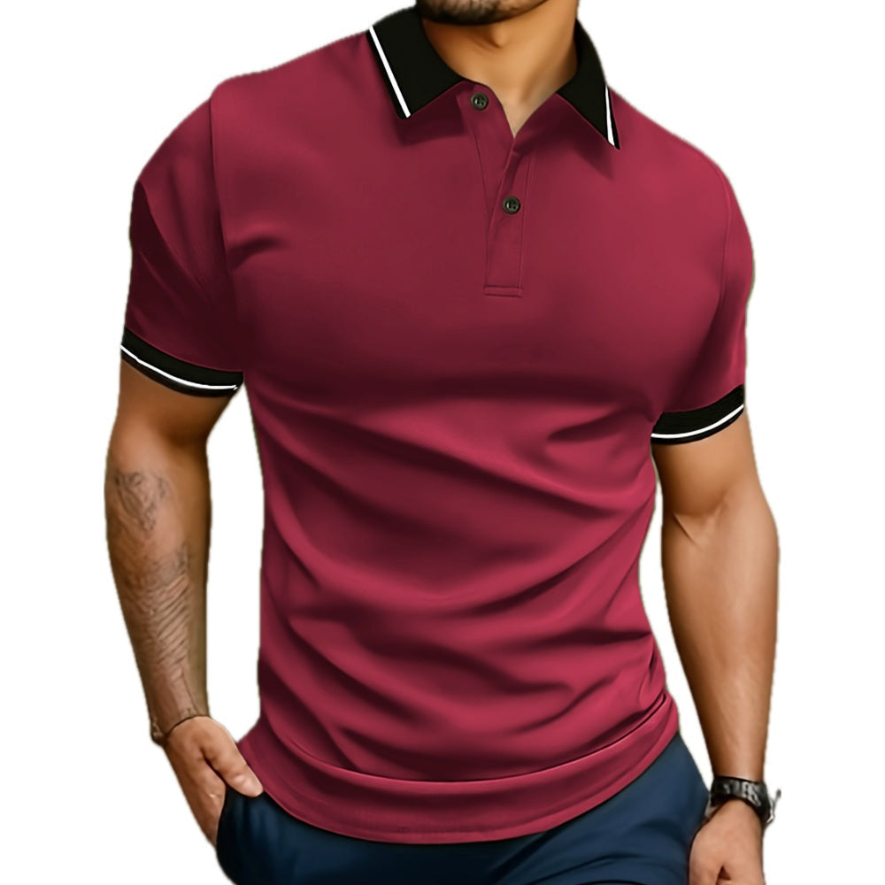 Emrys Dane Short-Sleeve Shirt - Burgundy - view 1