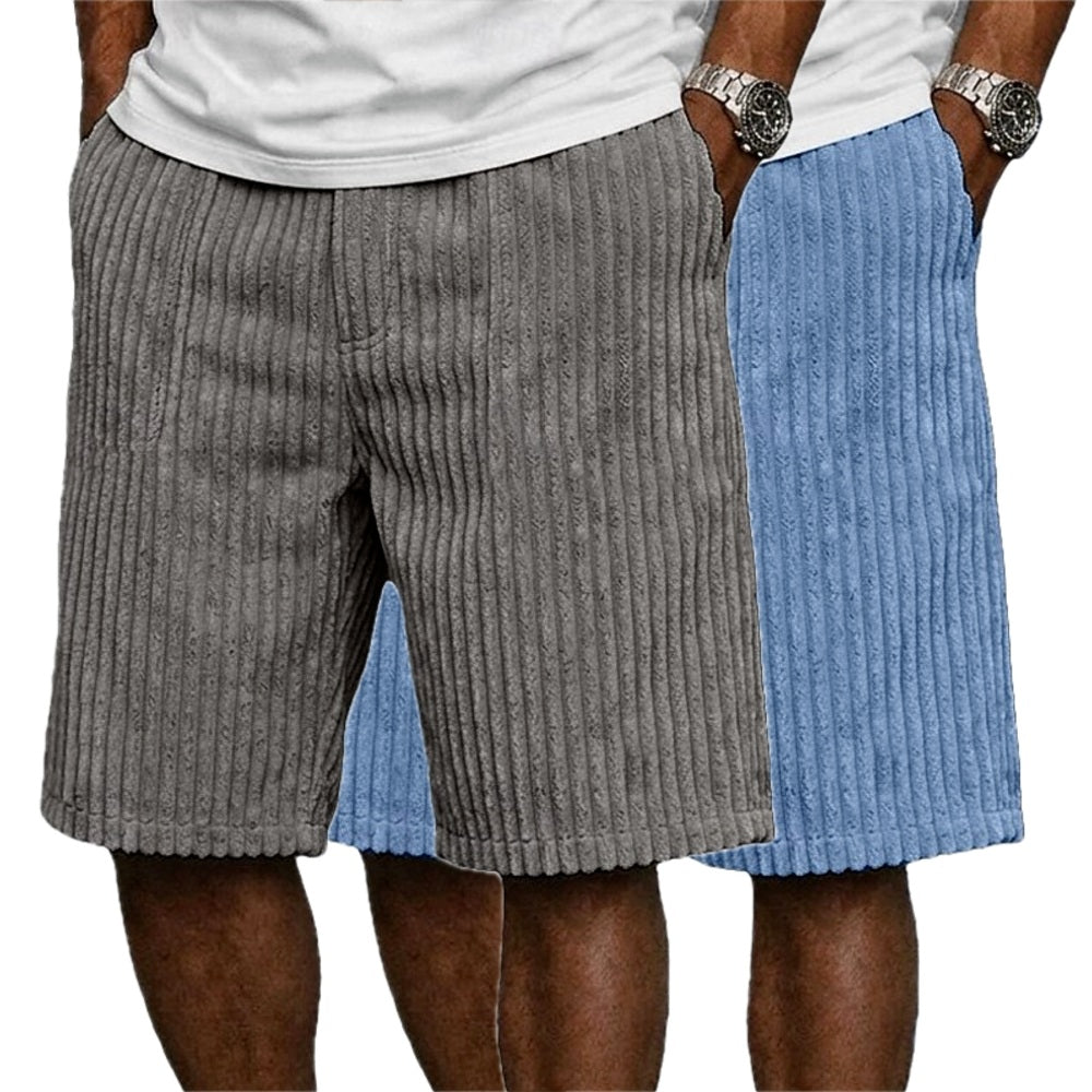 Emrys Hale Textured Shorts - Grey - view 2