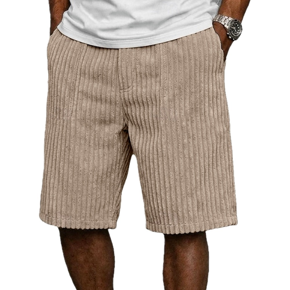 Emrys Hale Textured Shorts - Khaki - view 1