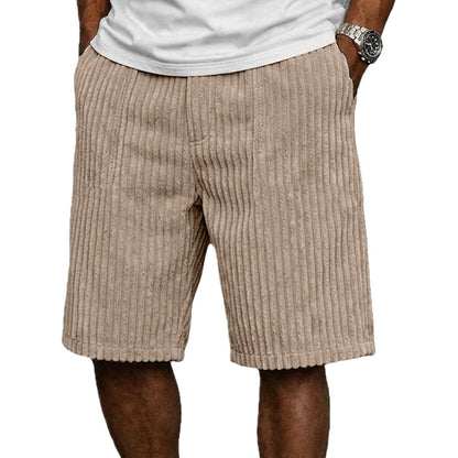 Emrys Hale Textured Shorts - Khaki - view 1