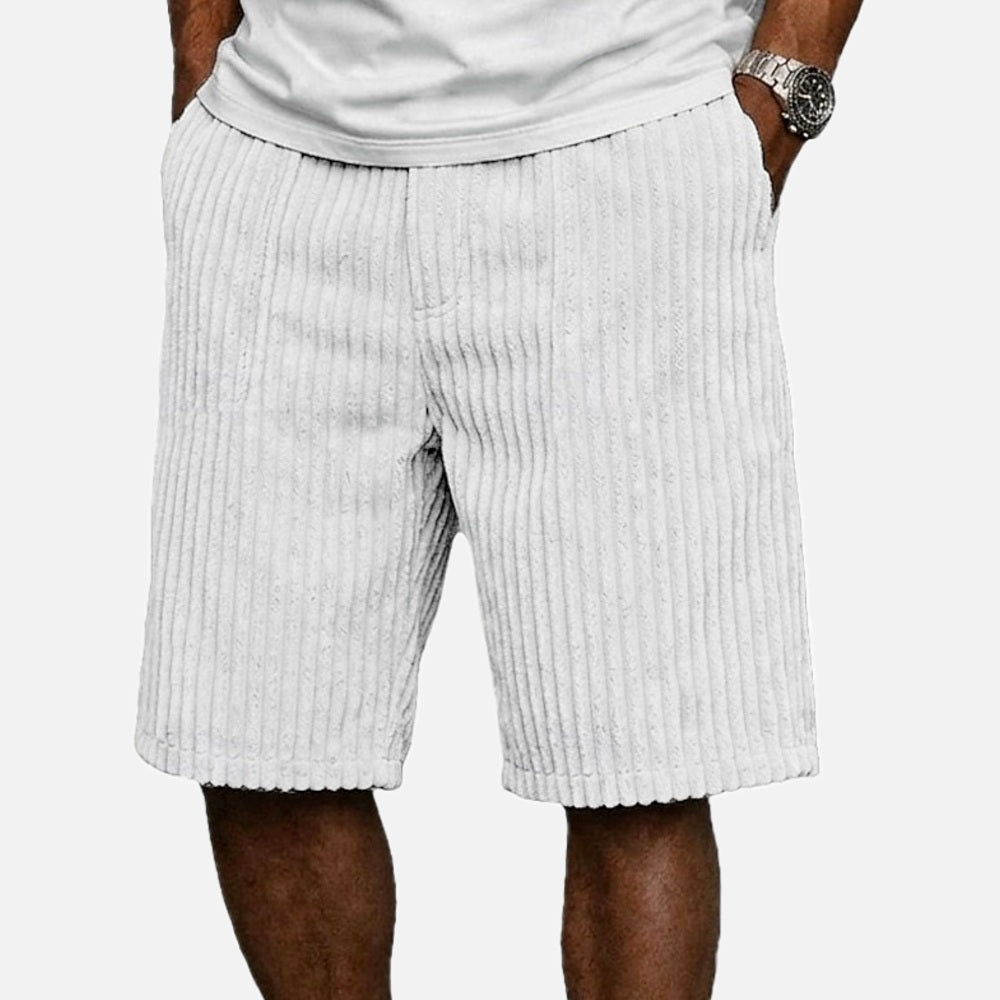 Emrys Hale Textured Shorts - White - view 1