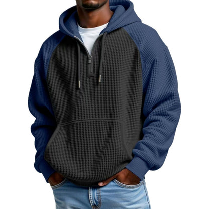 Evan Brooks Half-Zip Hoodie - Grey - view 1