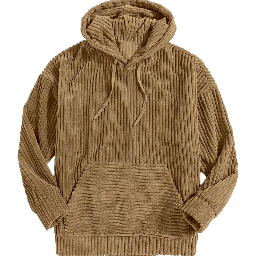 Evan Laurence Joel Hoodie - Camel - view 1